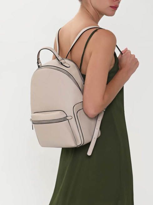 114-151-39-4 Рюкзак женский бежевый Portofiano 