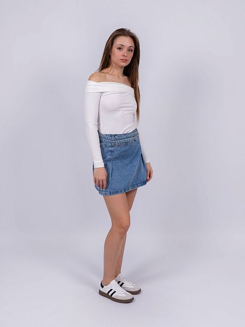 9558 Юбка женская синий MYD 