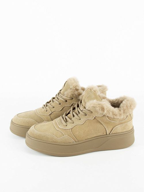 AP016-030 Ботинки женские темно-бежевый Baden 