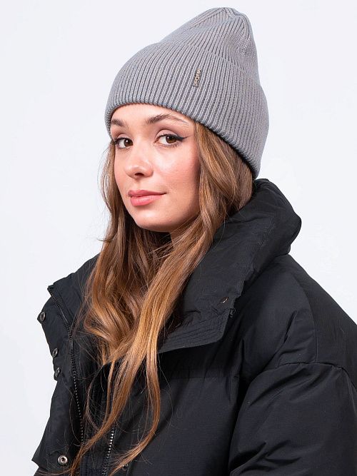 ЛЭВЭЛ Шапка женская стальной MISKORKI 