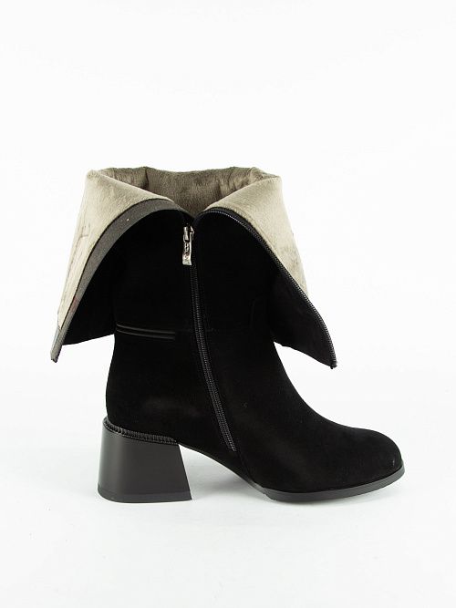 FRW23-BCLM1-008B(W) Сапоги женские черный Covani 