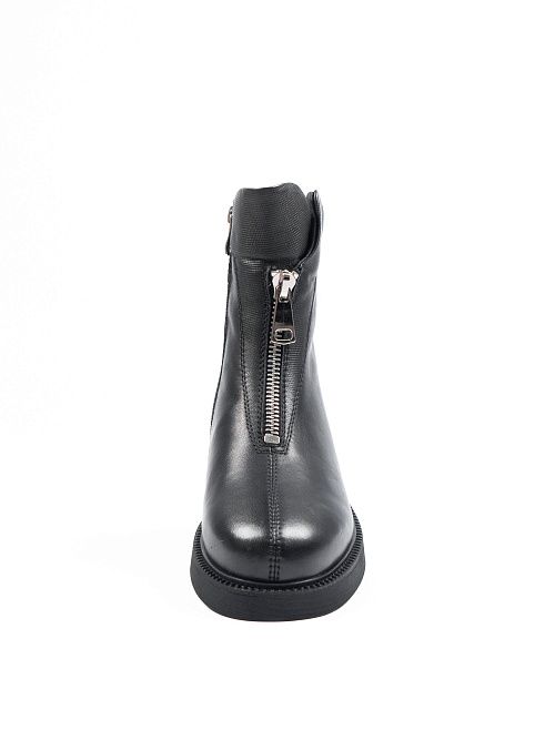 JA005-K08-P1213M Ботинки женские натуральная кожа черный 365 