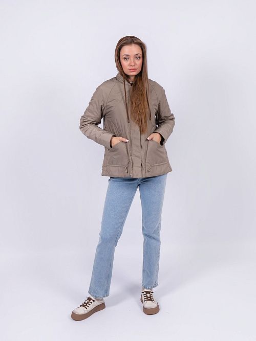 5233-862 Куртка женская оливковый ICEBEAR 