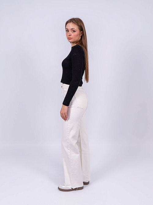 9560 Джинсы женские белый GIRL 