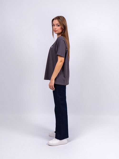 5155 Футболка женская серый SELF 