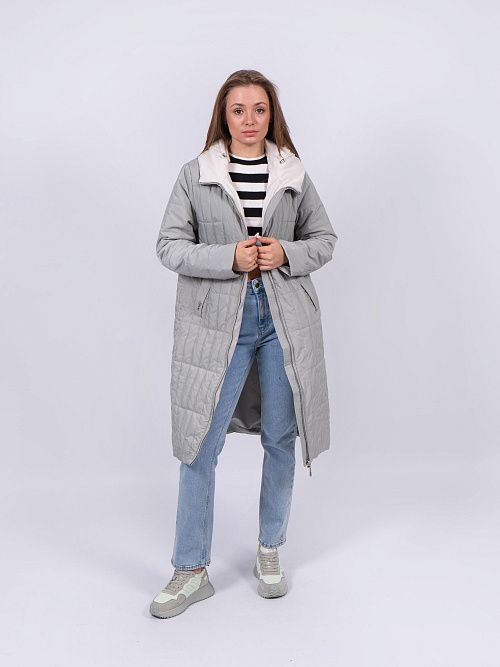 5249-473 Пальто женское зеленый ICEBEAR 