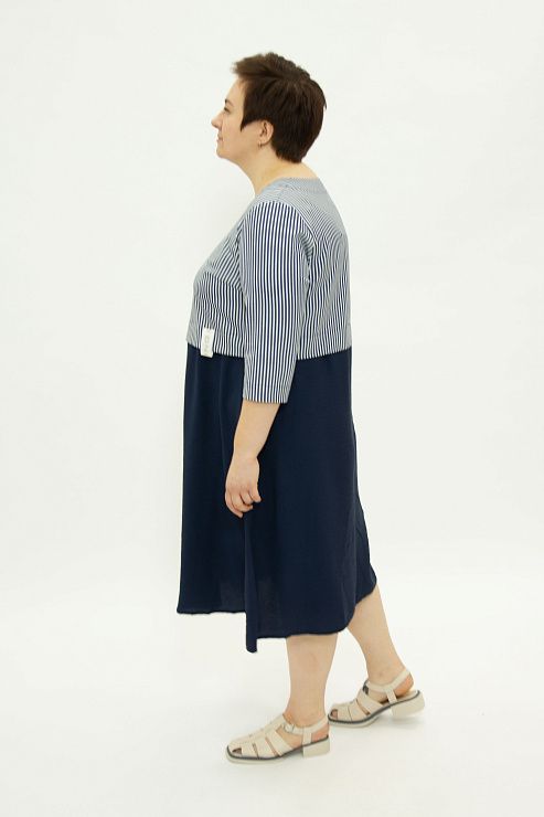 231-13613-1-66 Платье женское синий LADY SHARM 