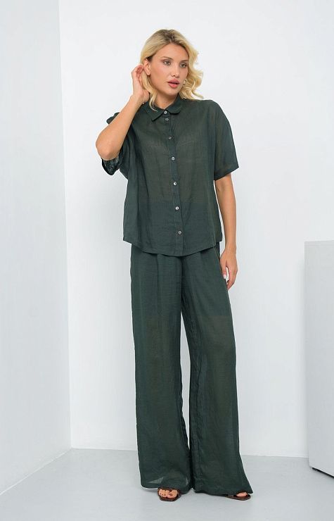 01388АА Брюки МАРНИ зеленый AGENDA 