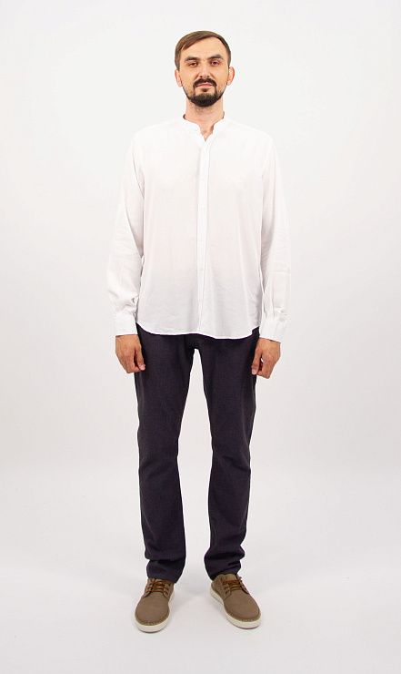 820-1257.T062.Y002.L.W0011 Рубашка мужская белый LUXOR 