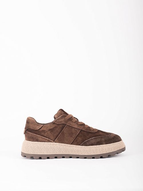 DBY-RA009-001-4 Полуботинки женские натуральная кожа коричневый 365 