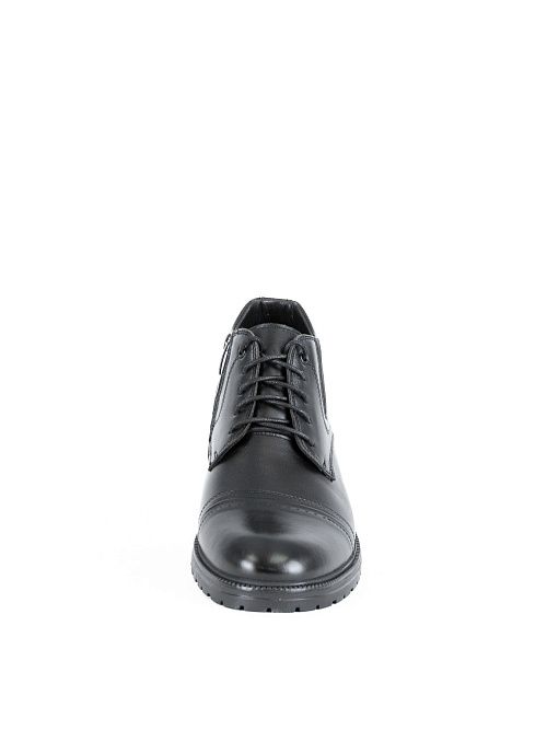 717 black Ботинки мужские натуральная кожа черный Shach 