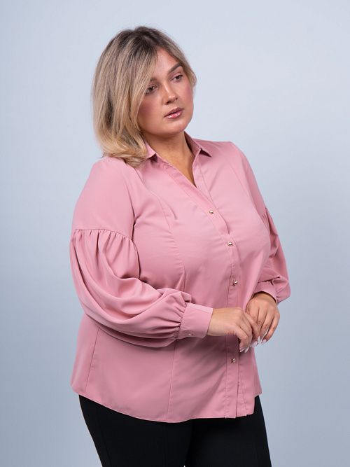 Леонардо Блузка женская пудра ZAR STYLE 