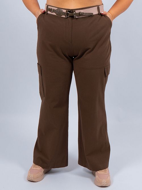 23Y9062-2 Брюки женские зеленый VANGELIZA 