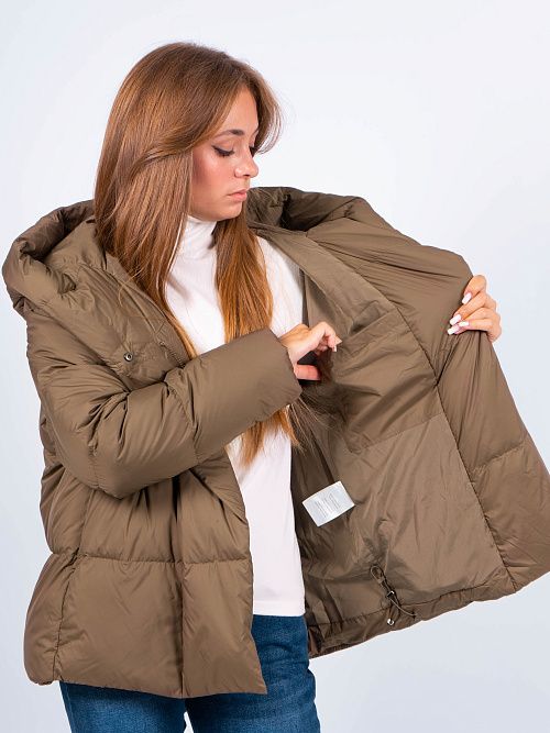 GWD4128I-G181 Куртка женская коричневый ICEbear 