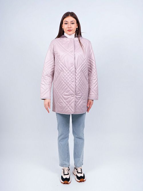 2663/1 Куртка удлиненная женская бежевый Baimuni 