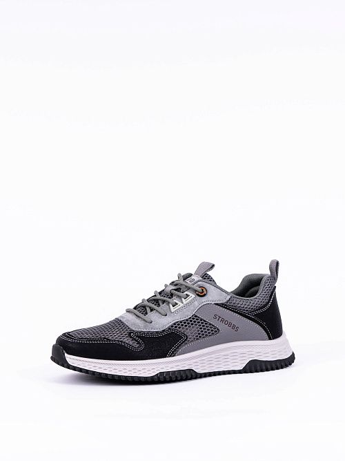 C3662-10 Кроссовки мужские серый STROBBS 