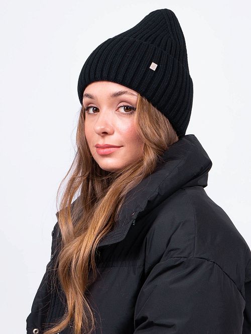 НЕЛЛИ Шапка женская черный ELITE LINE 