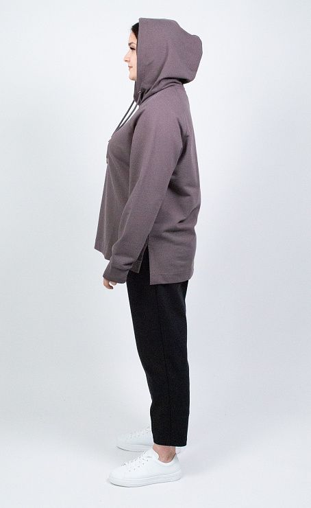 EBT3160 Худи женский коричневый VERY NEAT 