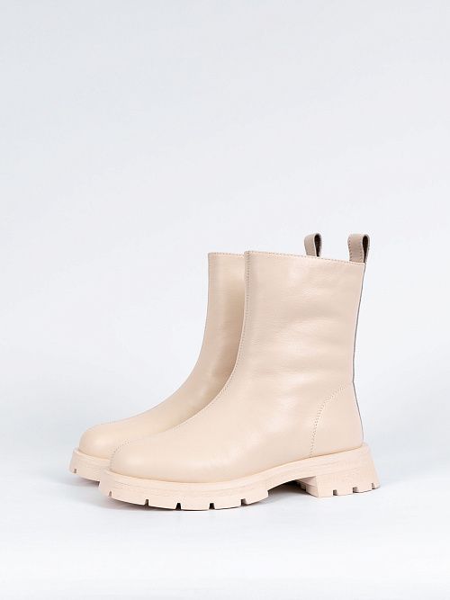 JG008-020 Ботинки женские молочный Baden 