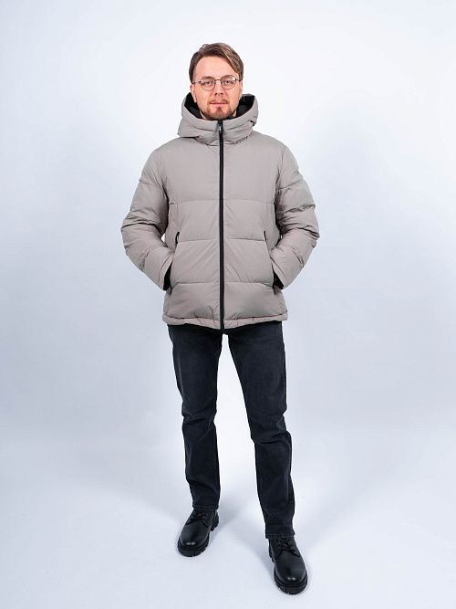 MWD4860I-М902 Куртка мужская двухстороняя черный/серый ICEbear 