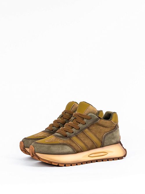 GV185-010 Ботинки женские хаки Baden 