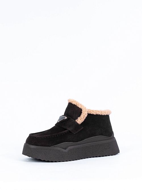 XUS-42392-3H-SF Ботинки женские натуральная кожа коричневый Madella 