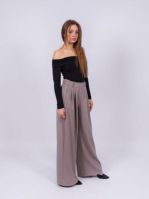 7460 Брюки женские серый GIRL 