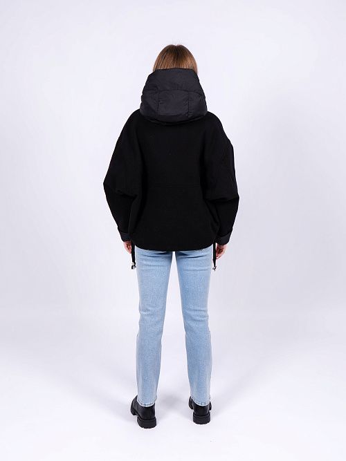 7610 Куртка женская черный Baimuni 