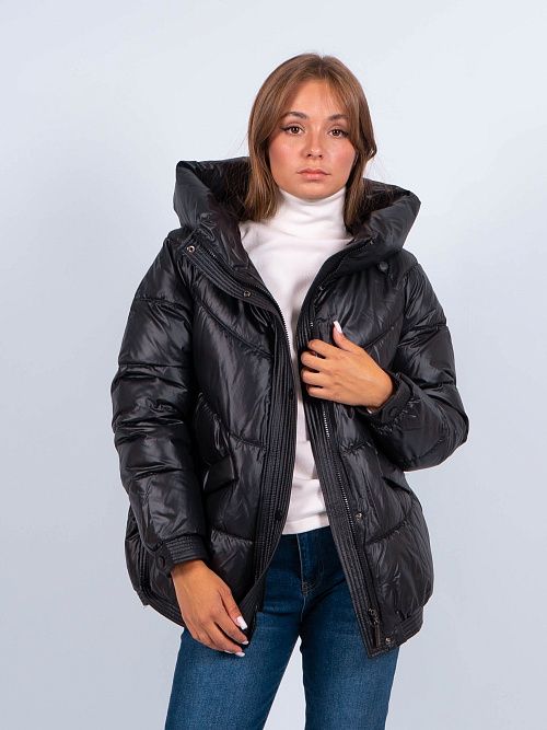 GWD4667I-G901 Куртка женская черный ICEbear 