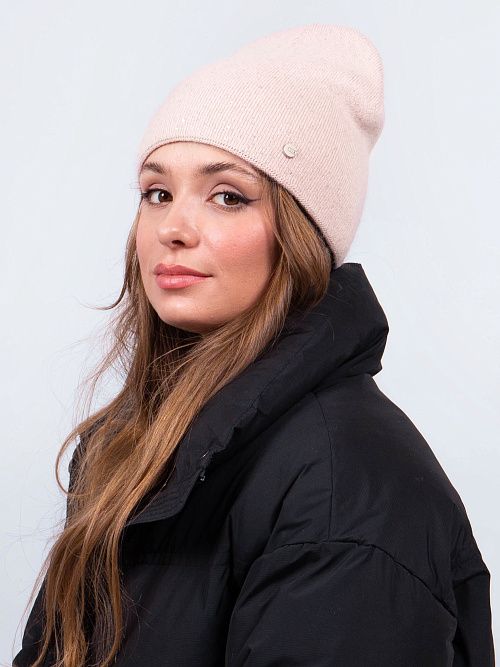 ФЛОРА Шапка женская пыльная роза ELITE LINE 