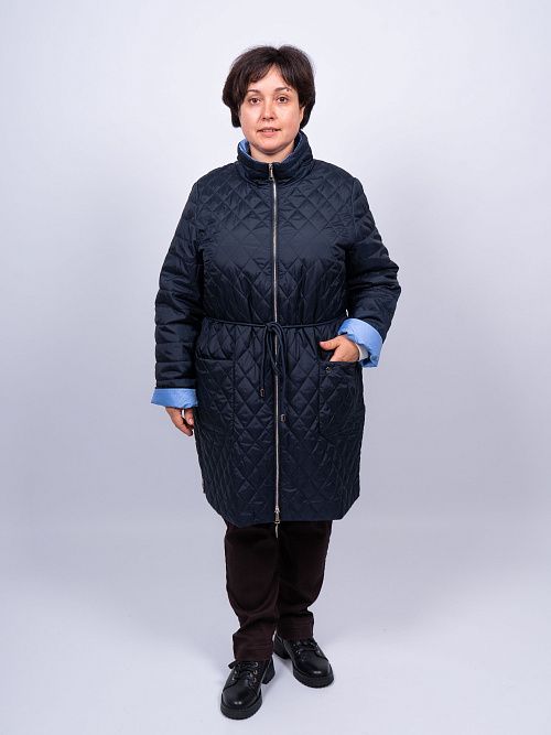 24-w0232 Пальто женское темно-синий LADY SHARM 