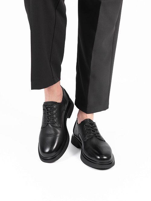 AS399-L293-17 Туфли женские натуральная кожа черный 365 