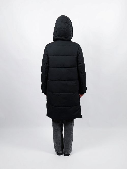 GWD4675I-G901 Пальто женское черный ICEbear 