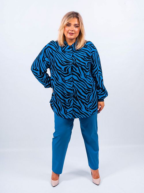 232-5413-21/412 Брюки женские синий LADY SHARM 