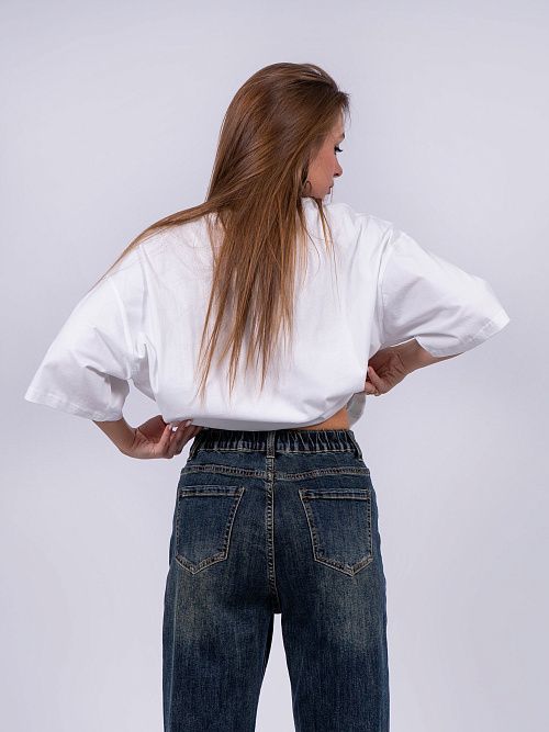 10251 Джинсы женские синие E-WO 