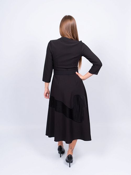 246031 Платье женское черный MIRA MIA 
