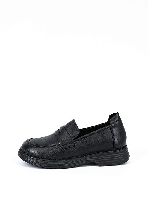 CTW24-BWLM3-003A Лоферы женские черный Covani 