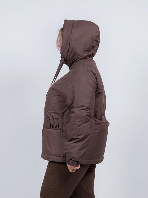 9217 Куртка женская коричневый Baimuni 