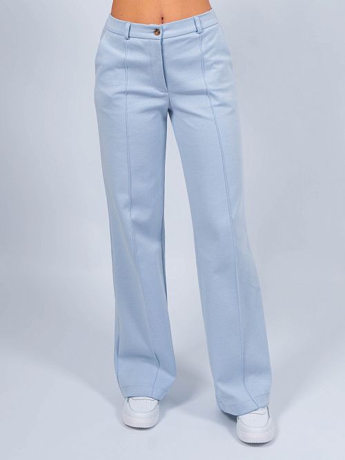ЕВТ4099/ Брюки женские хлопок голубой VERY NEAT 