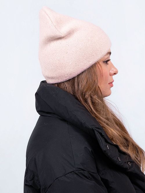 ФЛОРА Шапка женская пыльная роза ELITE LINE 