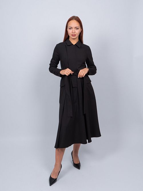 246011 Платье женское черный MIRA MIA 