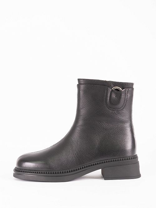 JA266-K415-1ZM Ботинки женские натуральная кожа черный 365 