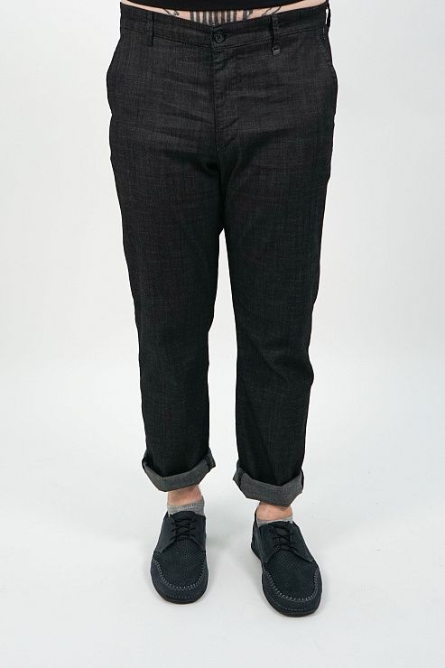 805-2062.M354.Y004.L.S0401 Брюки чинос мужские черный LUXOR 