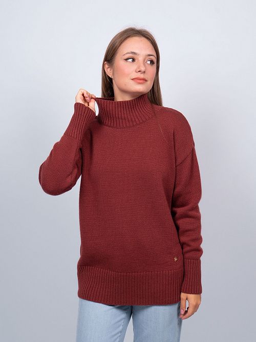 EB30117 Джемпер женский шоколадный VERY NEAT 