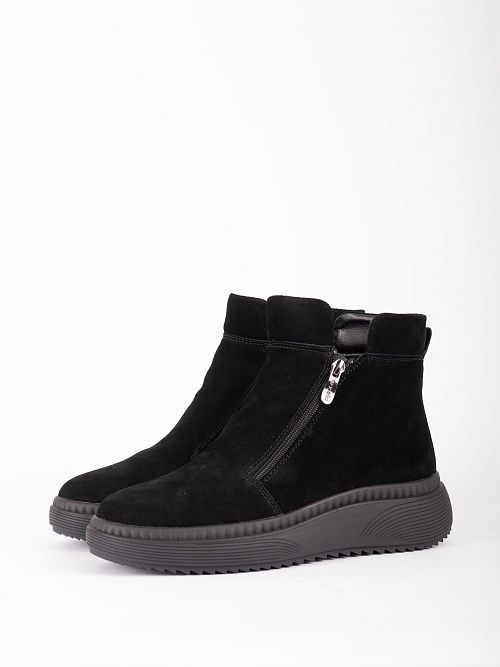 XUS-52471-1A-SW Ботинки женские натуральная кожа черный Madella 