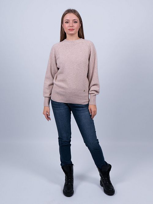 KZK-8666 Джемпер женский бежевый SERIANNO 