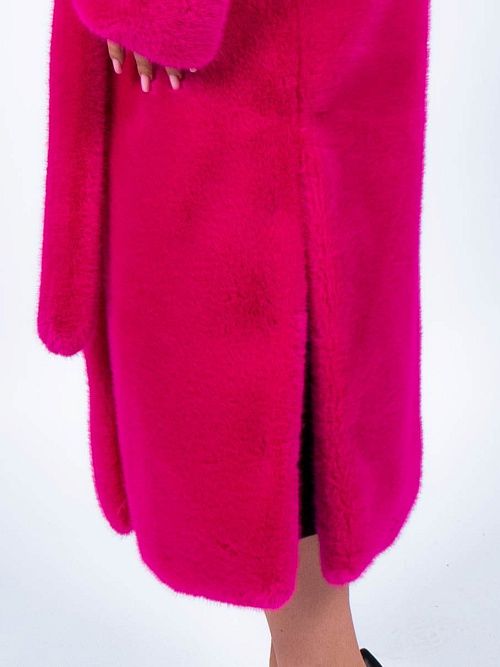 25-ELSX-002-1 Шуба женская фуксия Sempati 