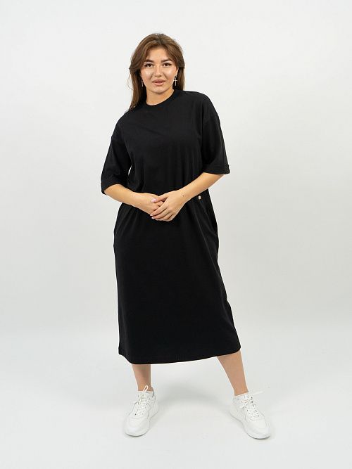 EBT5035 Платье женское черный VERY NEAT 