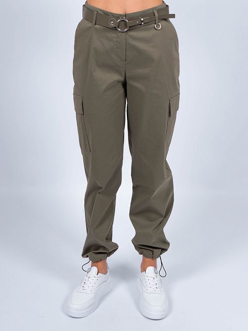 9952 Брюки женские зеленый AGASSI 