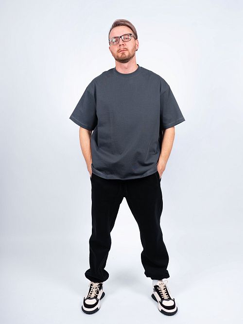 AR006 Футболка оверсайз графит 365 